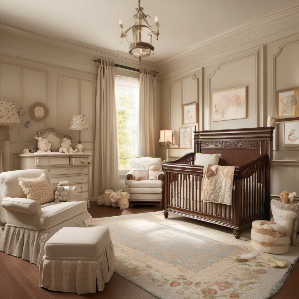Cozy Traditional Baby Bedroom