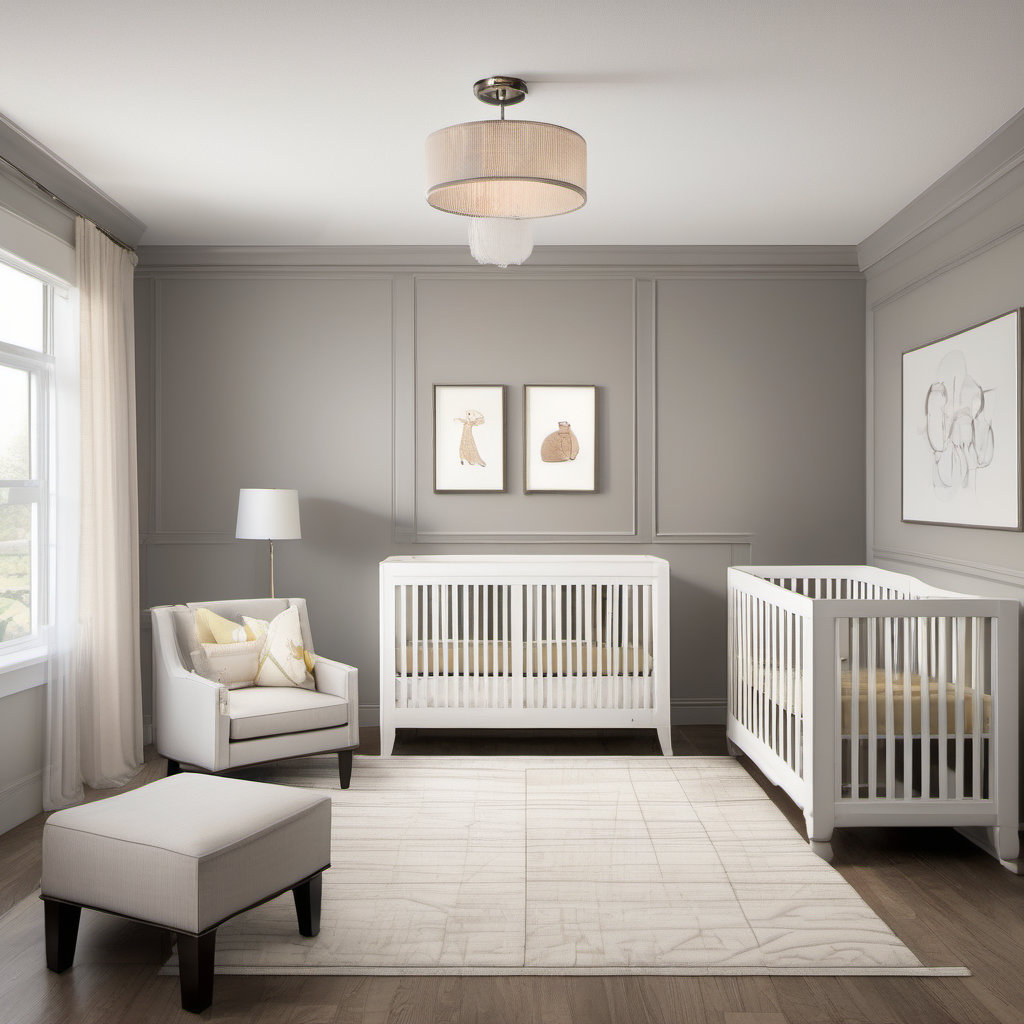 Captivating Transitional Baby Bedroom