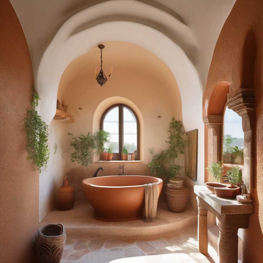 Mediterranean Style Bathroom