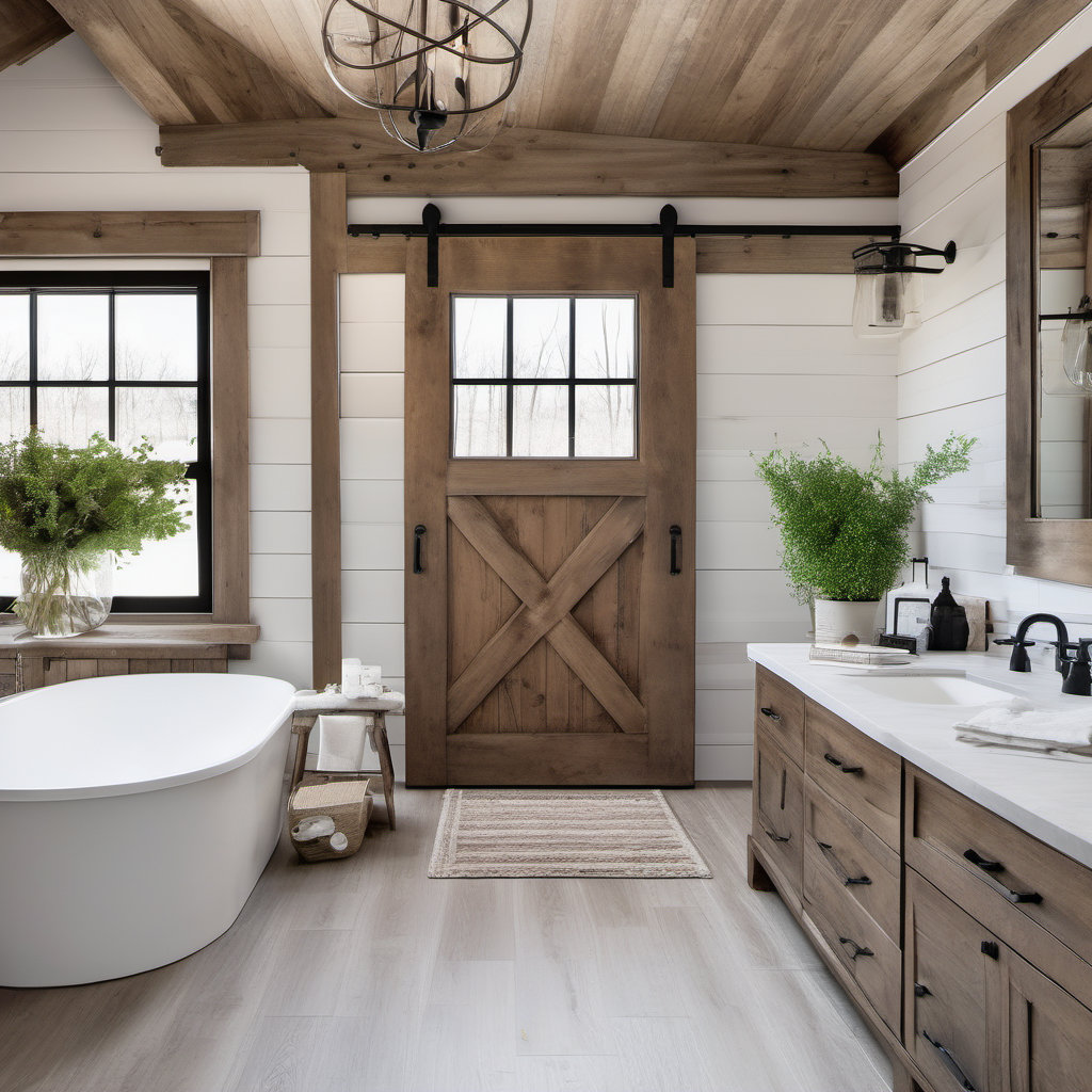 Transform Your Bathroom with Modern Farmhouse Style