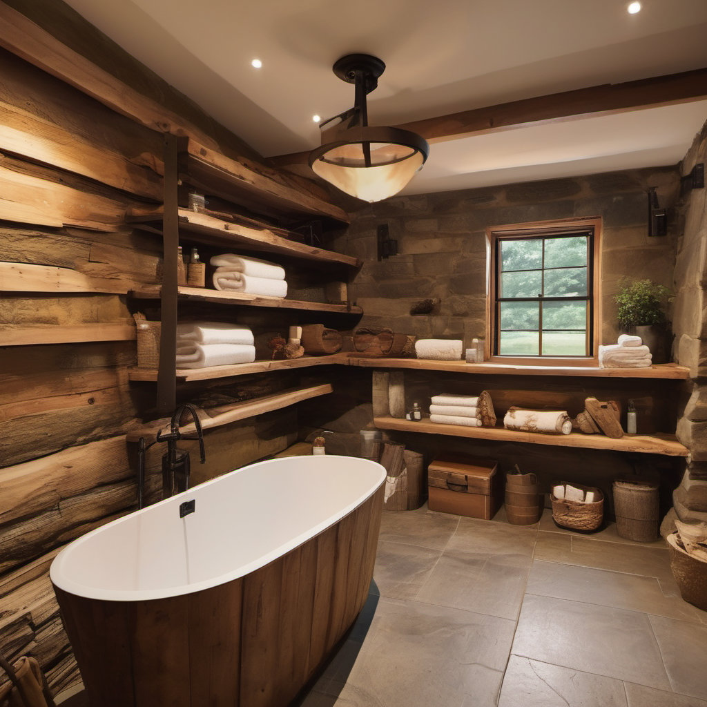 Transform Your Bathroom with Rustic Charm