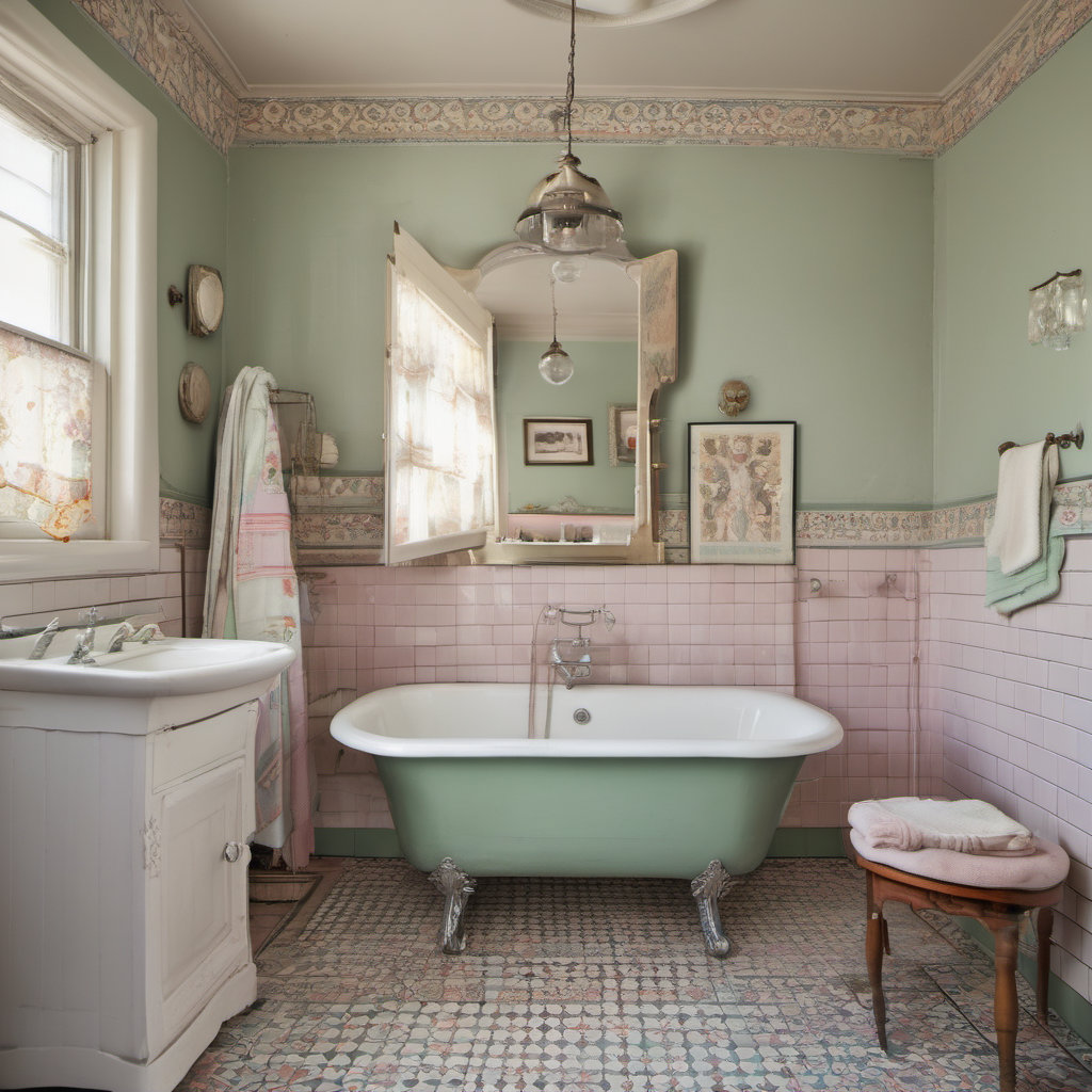 Charming Vintage Bathroom Retreat