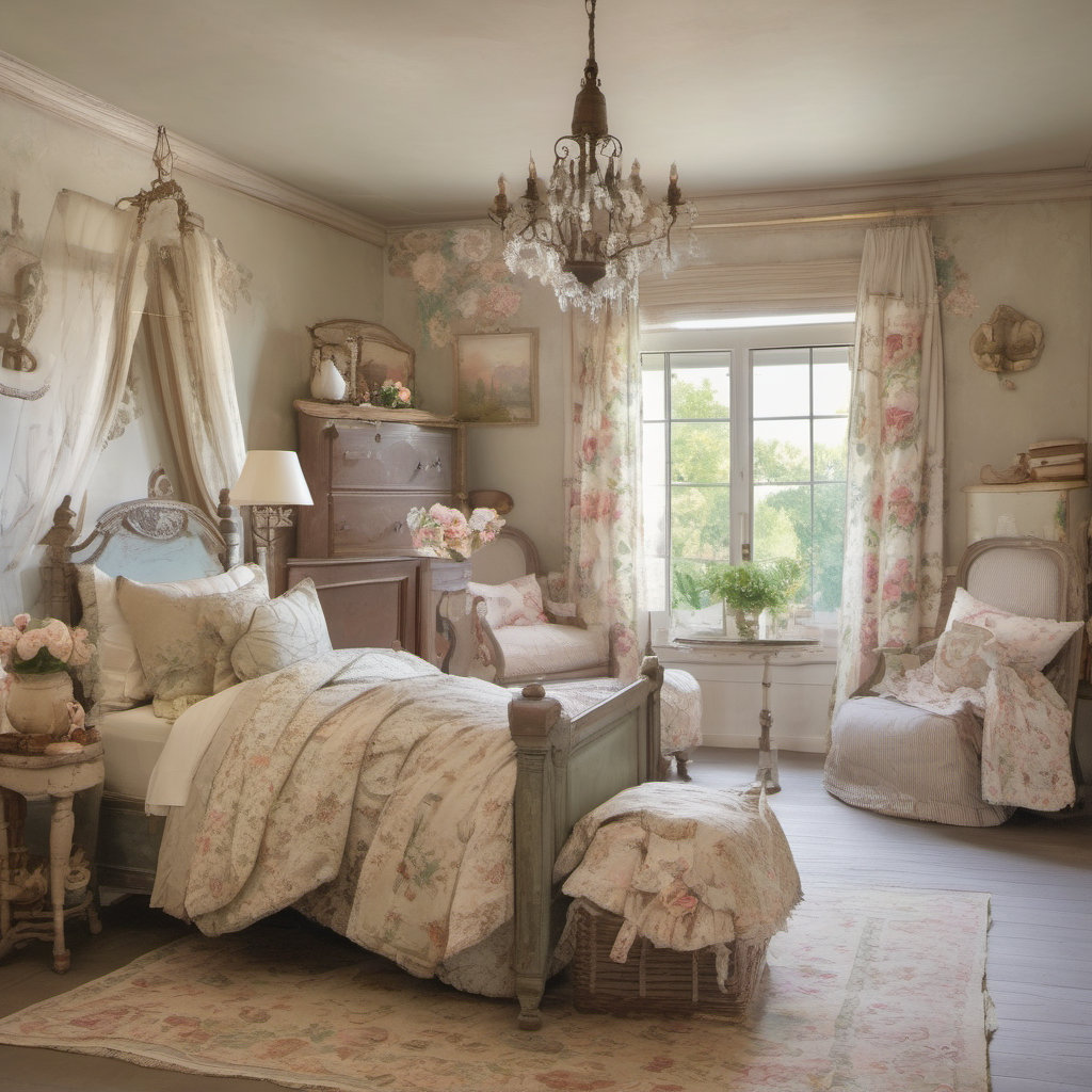 Enchanting French Country Bedroom for Kids
