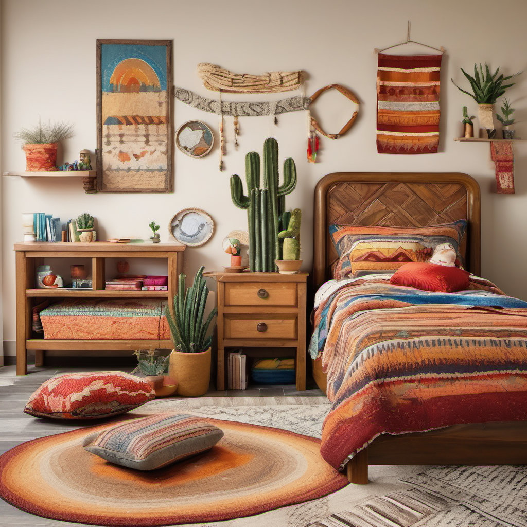 Southwestern Style Child Bedroom