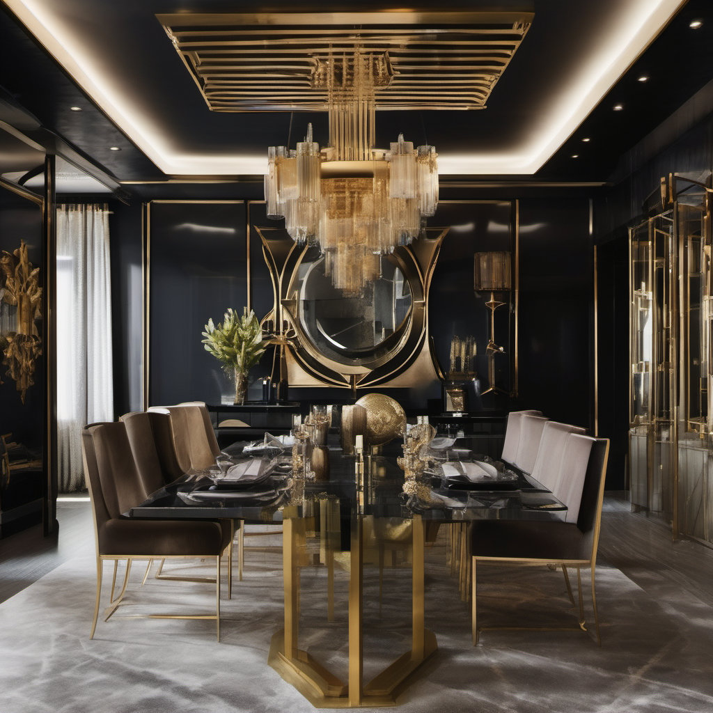 Timeless Art Deco Dining Room