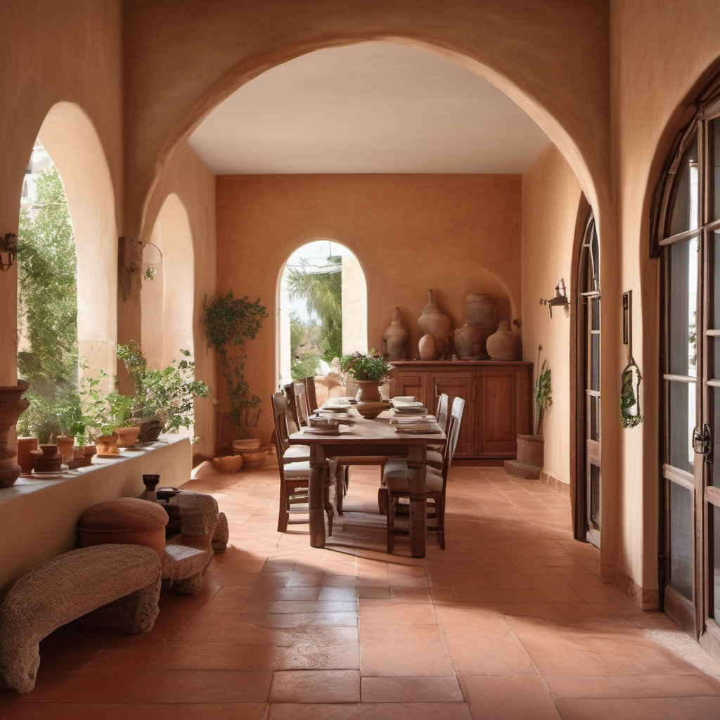 Mediterranean Style Dining Room