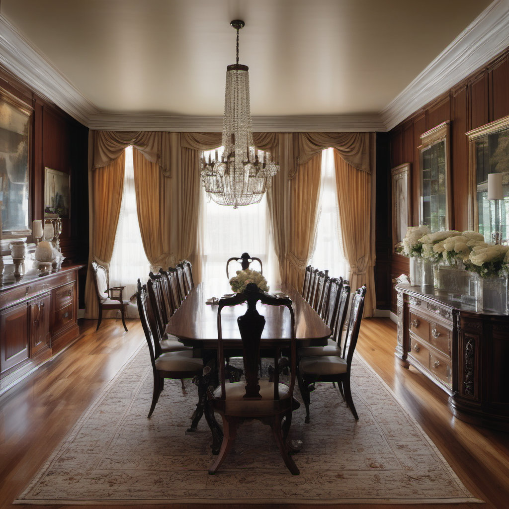 Cozy Traditional Dining Room