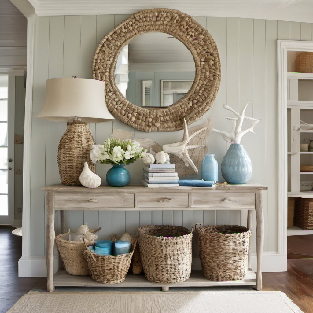 Creating a Coastal Style Entryway
