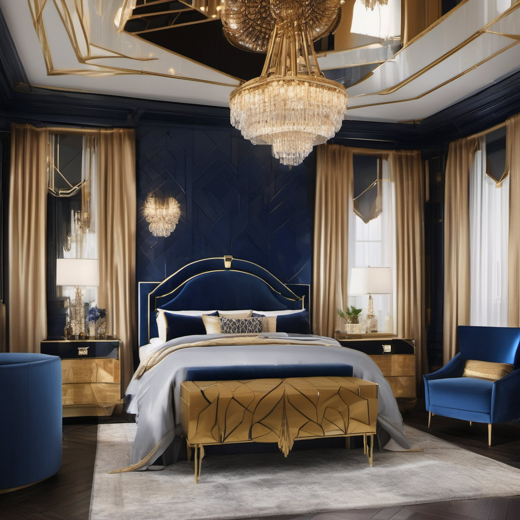 Dreamy Art Deco Bedroom Retreat