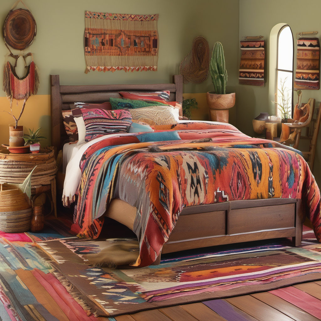 Southwestern-Inspired Bedroom Design