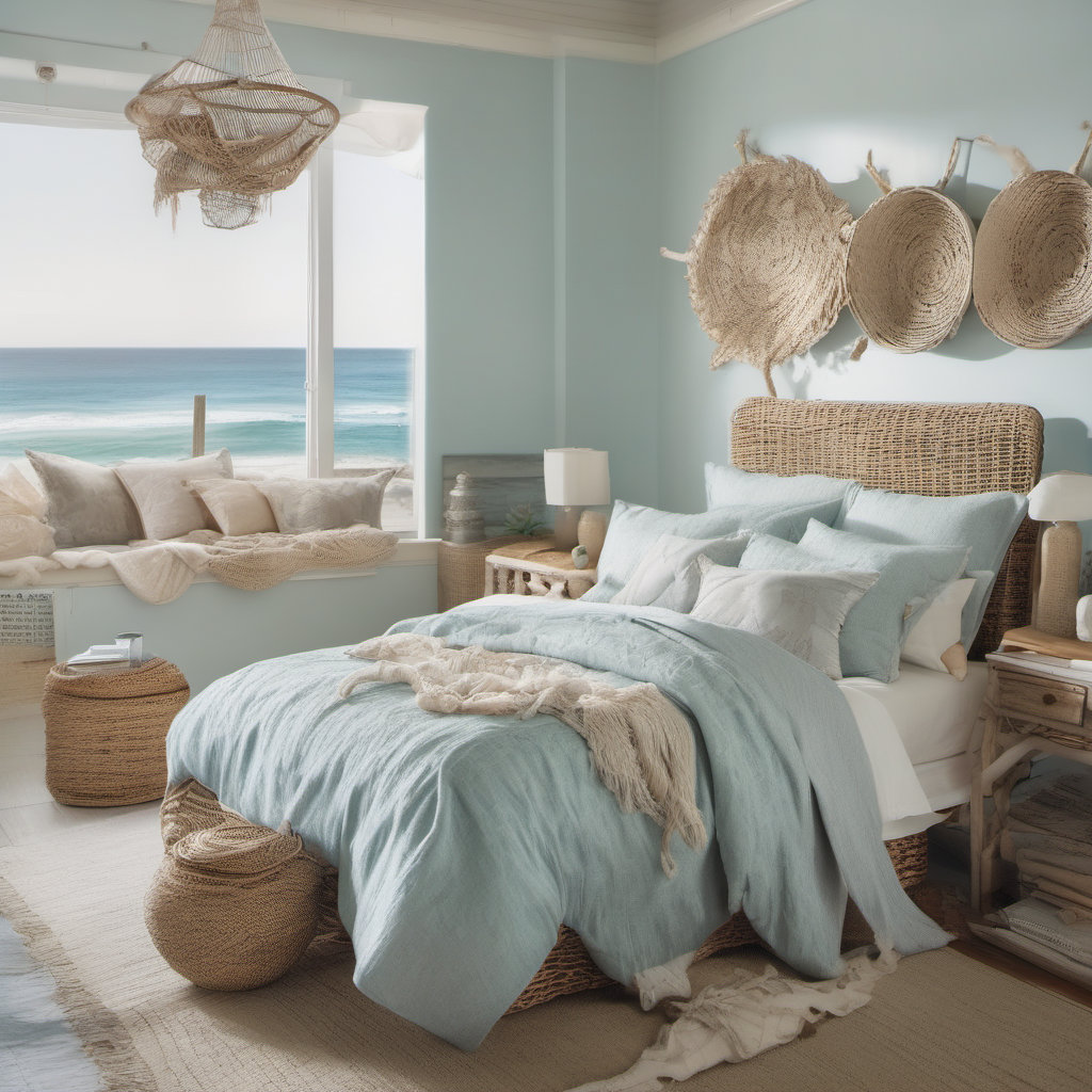 Coastal Style Dorm Room Transformation