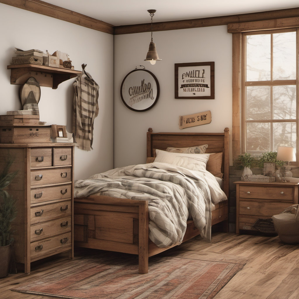 Cozy Farmhouse Dorm Room Inspiration