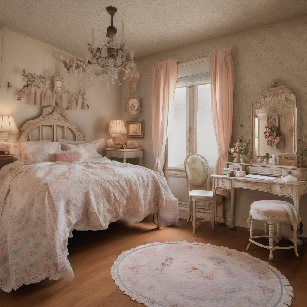 Charming French Country Dorm Room