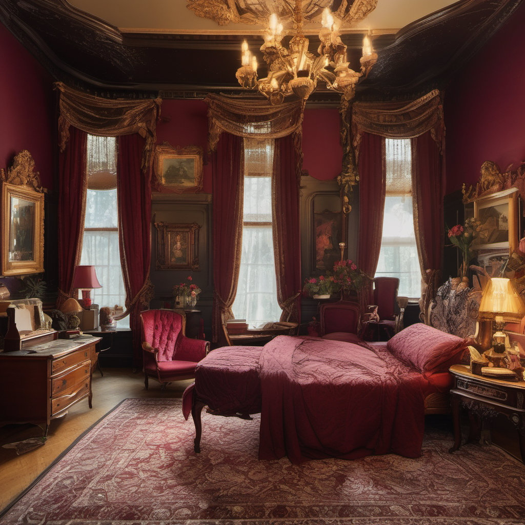 Victorian Inspired Dorm Room