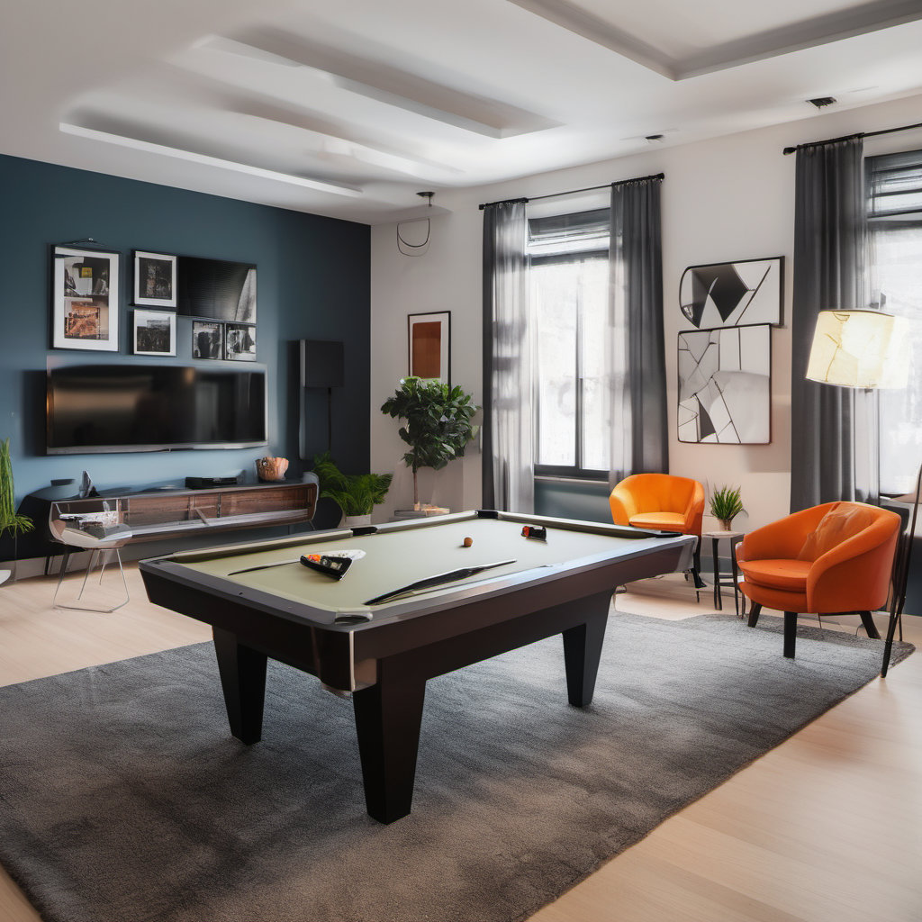 Chic Modern Gaming Retreat