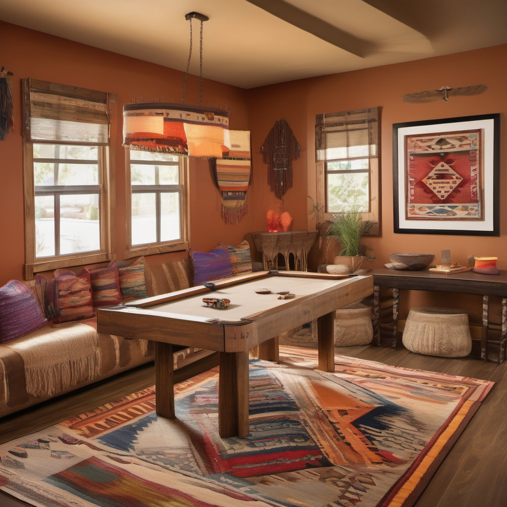 Cozy Southwestern Gaming Retreat