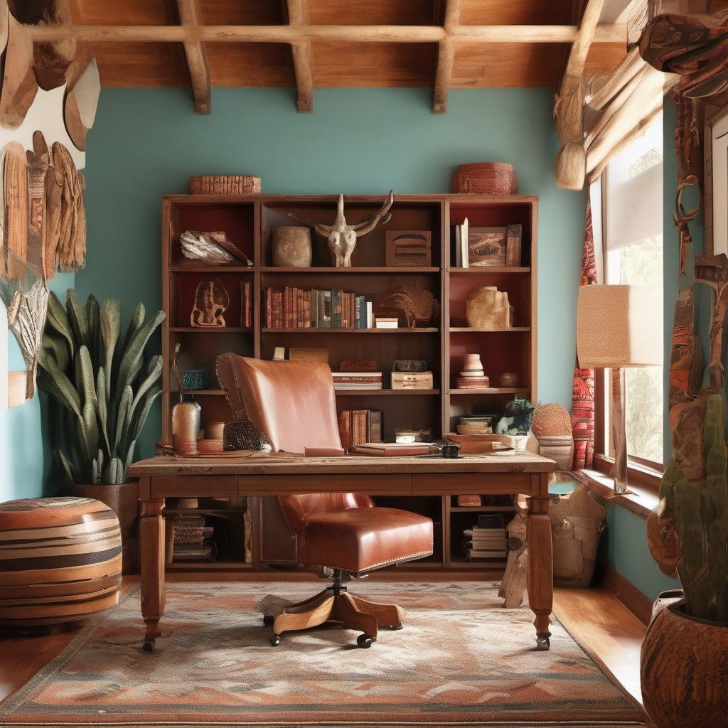 Transform Your Workspace: Southwestern Style Home Office