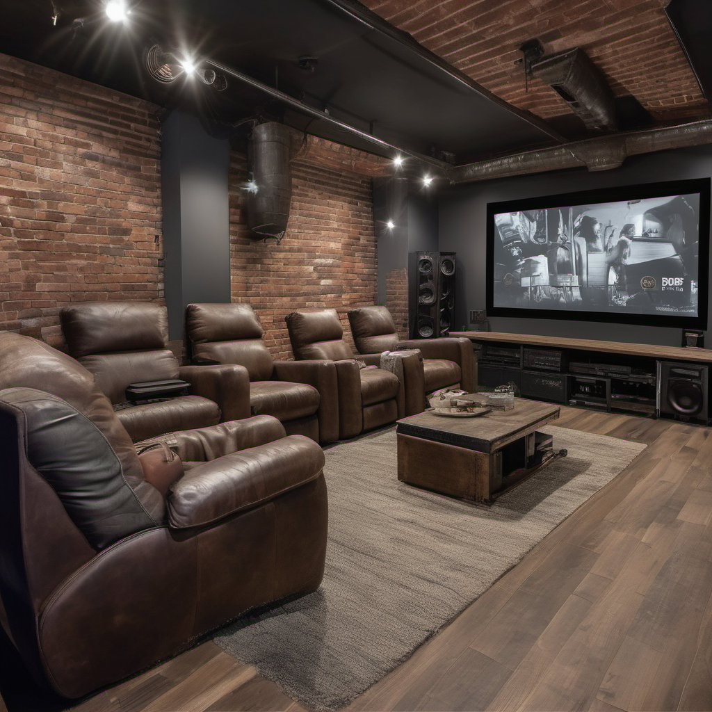 Creating Your Ideal Industrial Style Home Theater