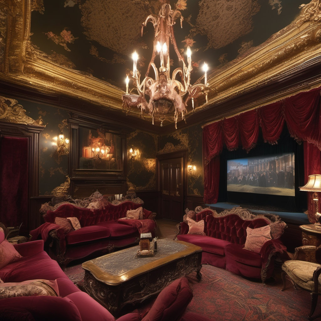 Victorian Style Home Theater