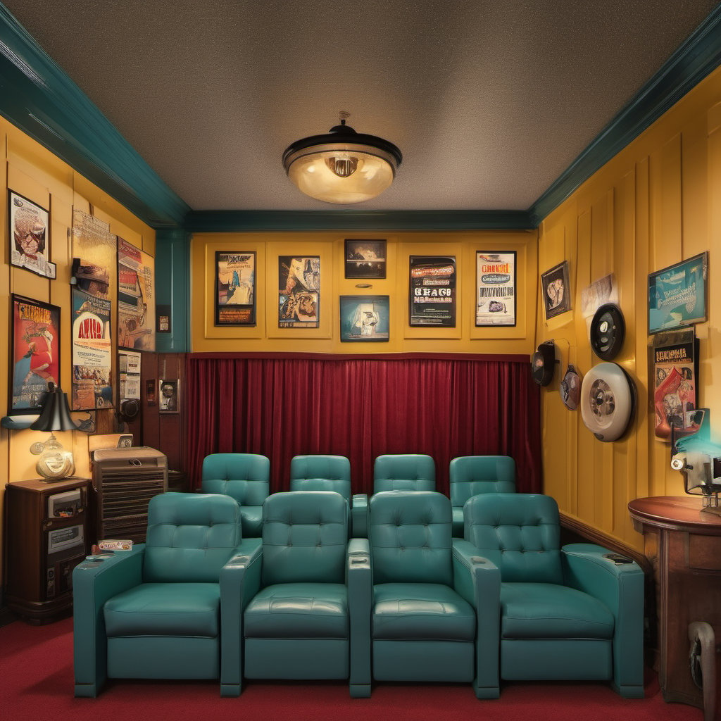 Vintage Style Home Theater