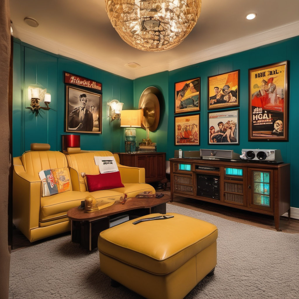 Transform Your Home Theater with Vintage Charm