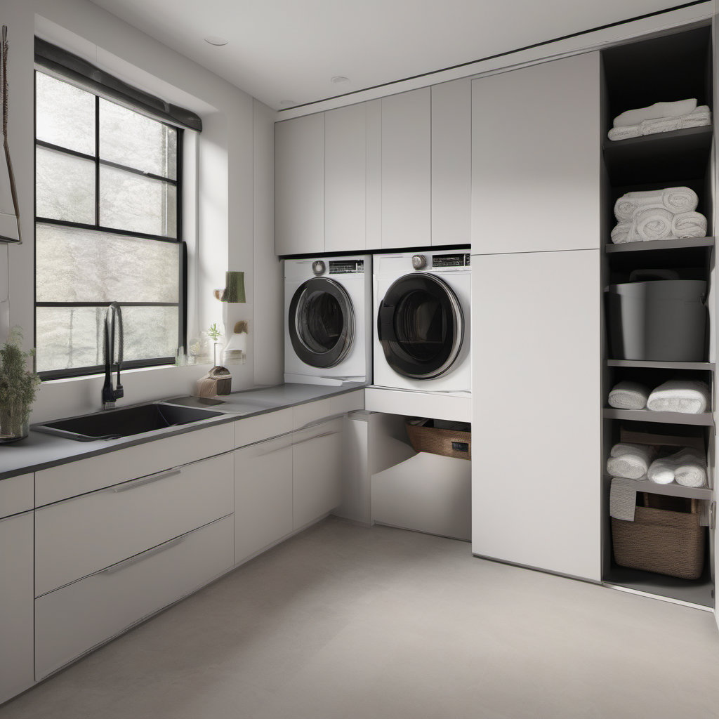 Transform Your Laundry Experience: Modern Style Laundry Room