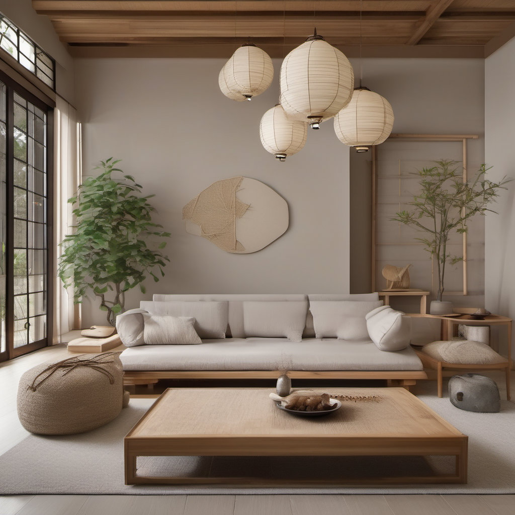 Zen Inspired Living Room