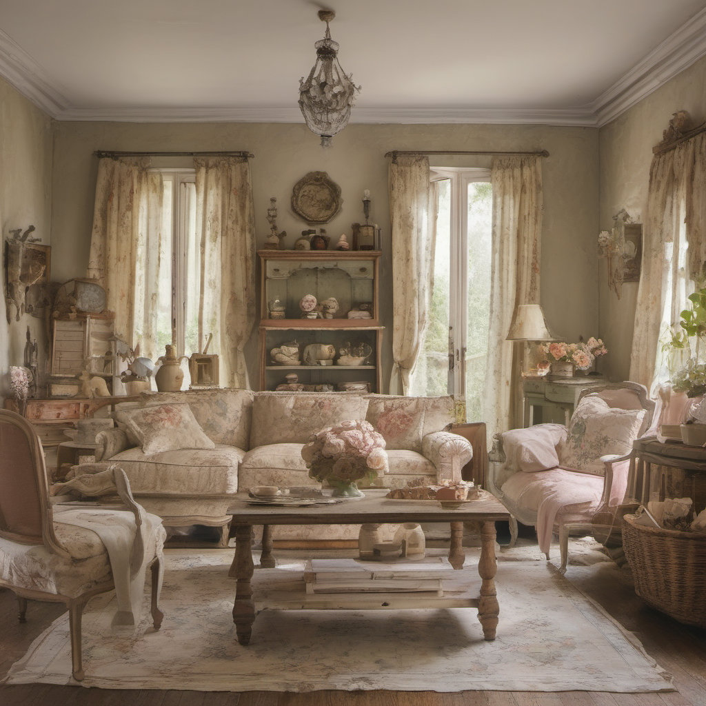 Charming French Country Living Room