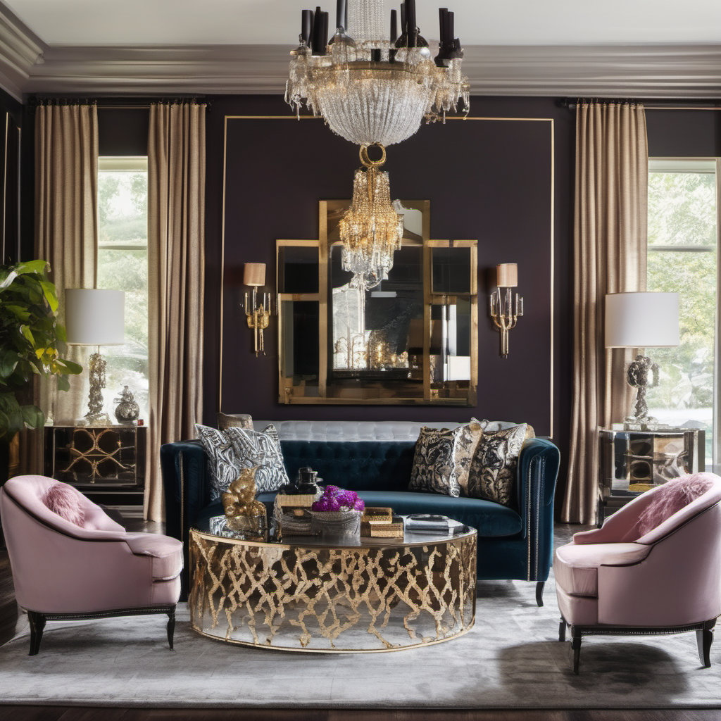 Transform Your Space with Hollywood Regency Style