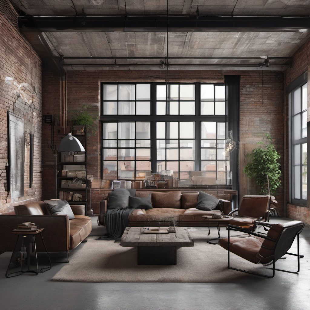 Industrial Style Living Room