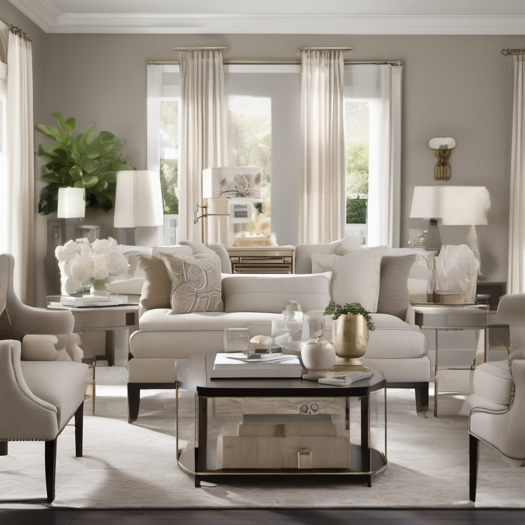 Cozy Transitional Living Room