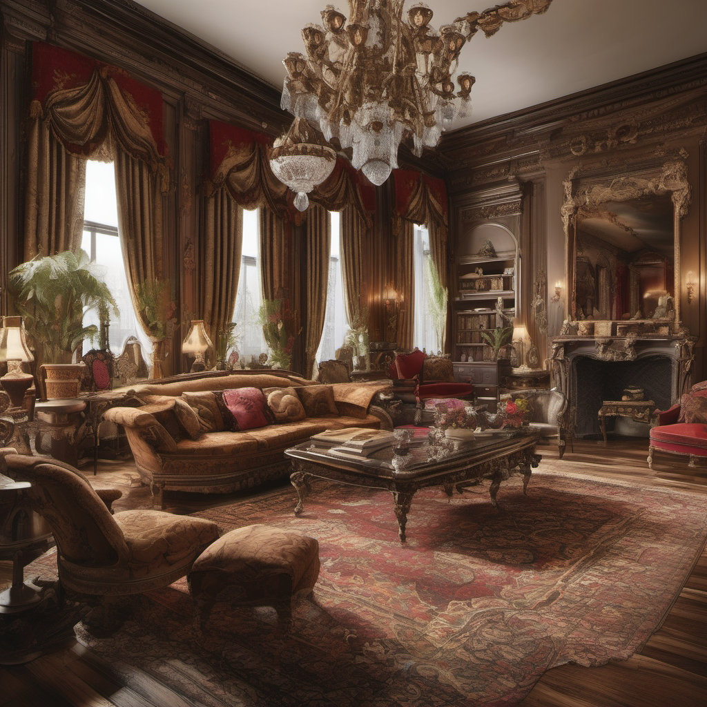 Victorian Style Living Room