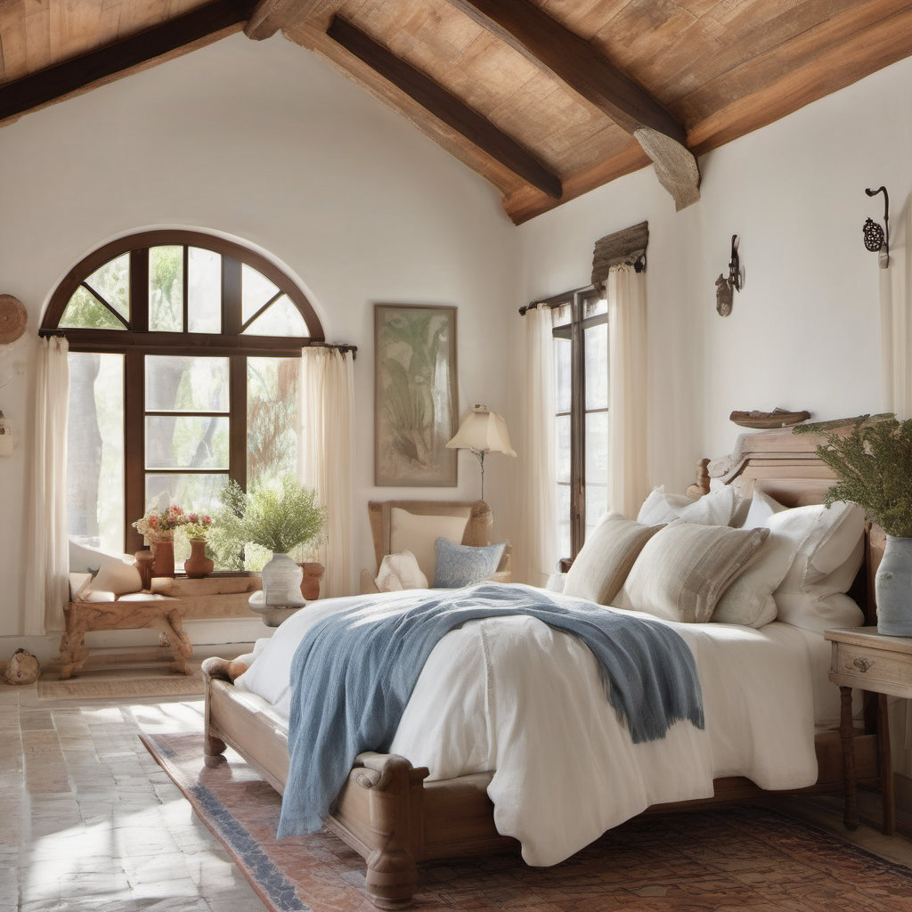 Mediterranean Inspired Bedroom