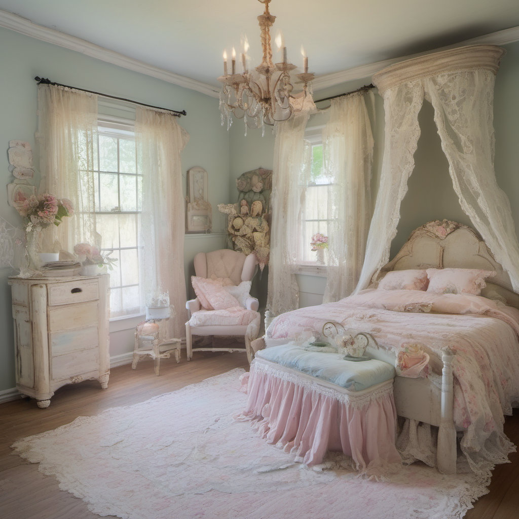 Charming Shabby Chic Bedroom Retreat
