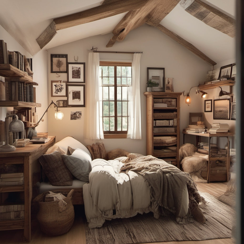 Farmhouse Style Dorm Room Design