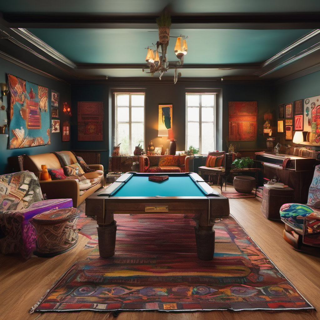 Bohemian Game Room Inspiration