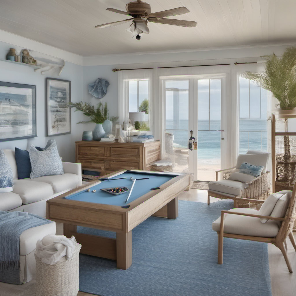 Coastal Game Room: Your New Hangout Space