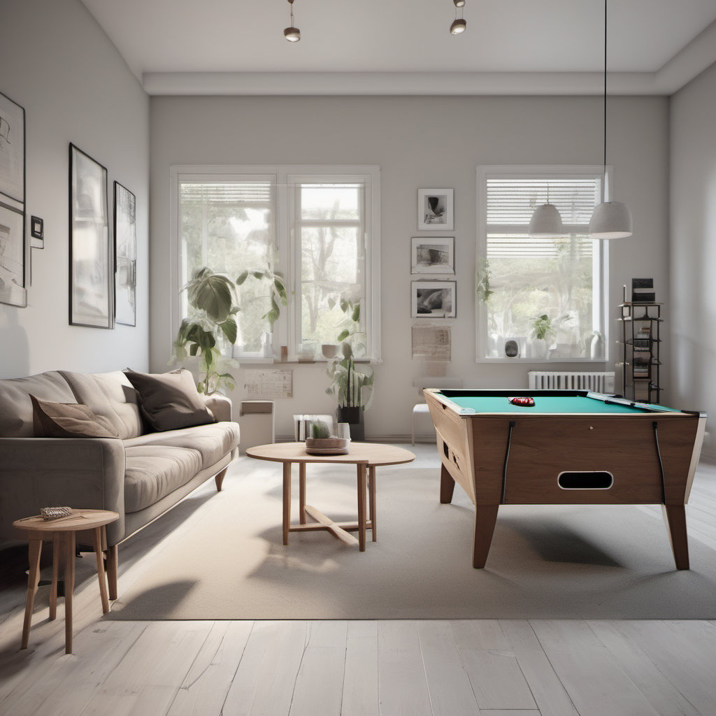 A Cozy Scandinavian Gaming Retreat