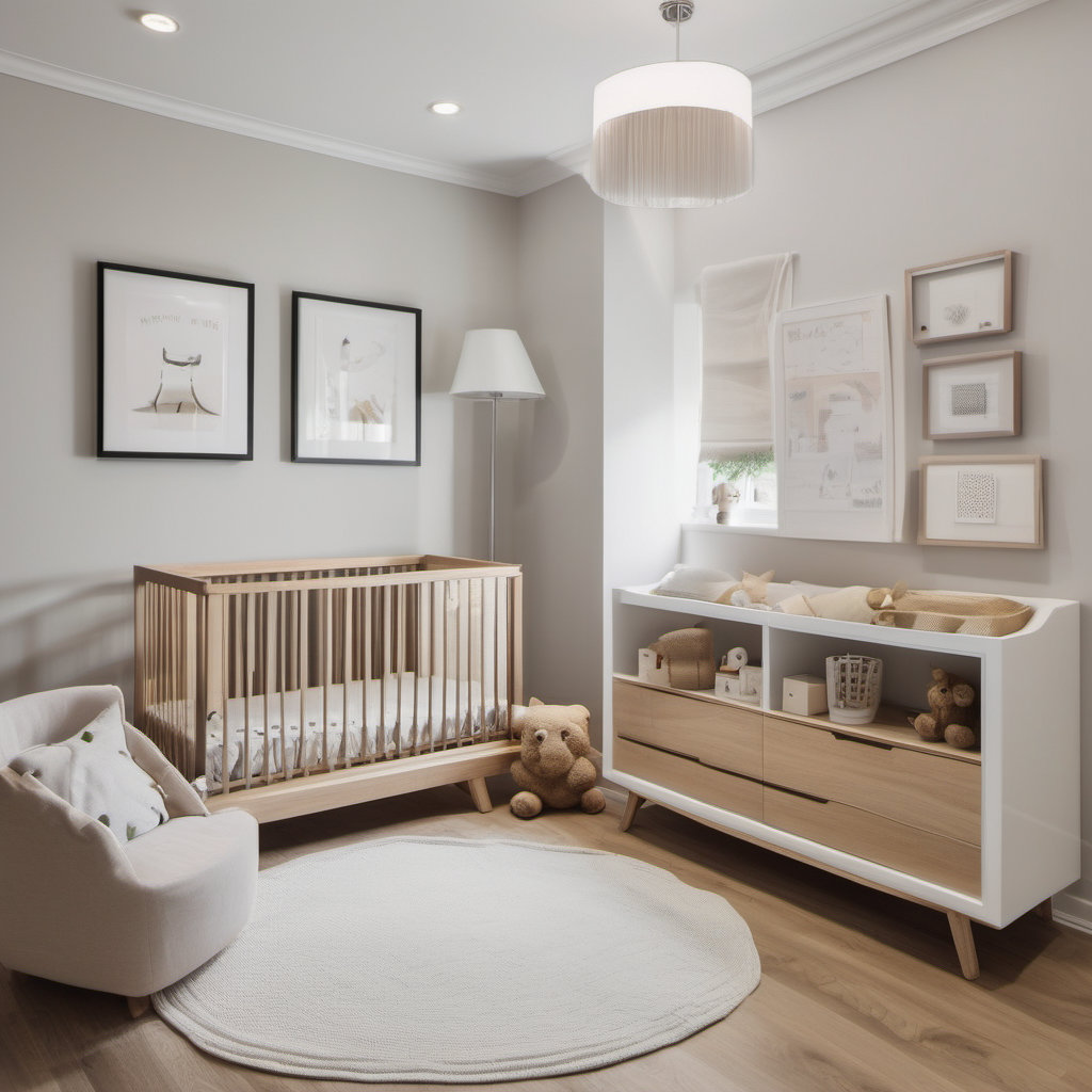 Cozy Modern Nursery: Style Meets Functionality