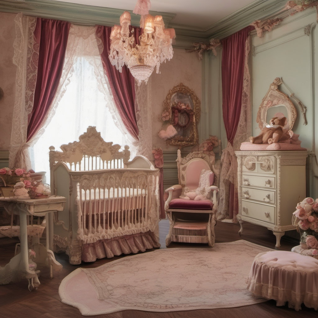 Victorian Style Baby Bedroom