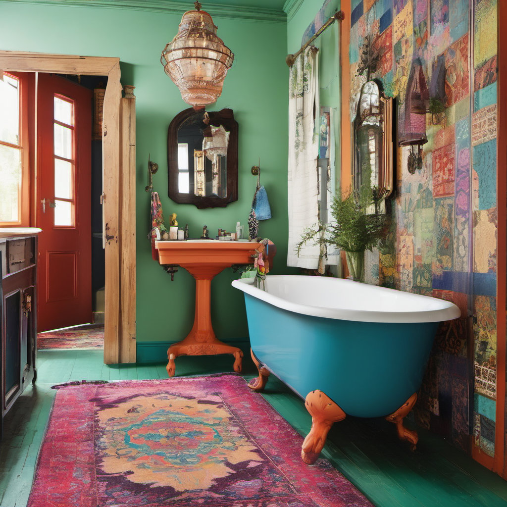 Transform Your Space: An Eclectic Bathroom