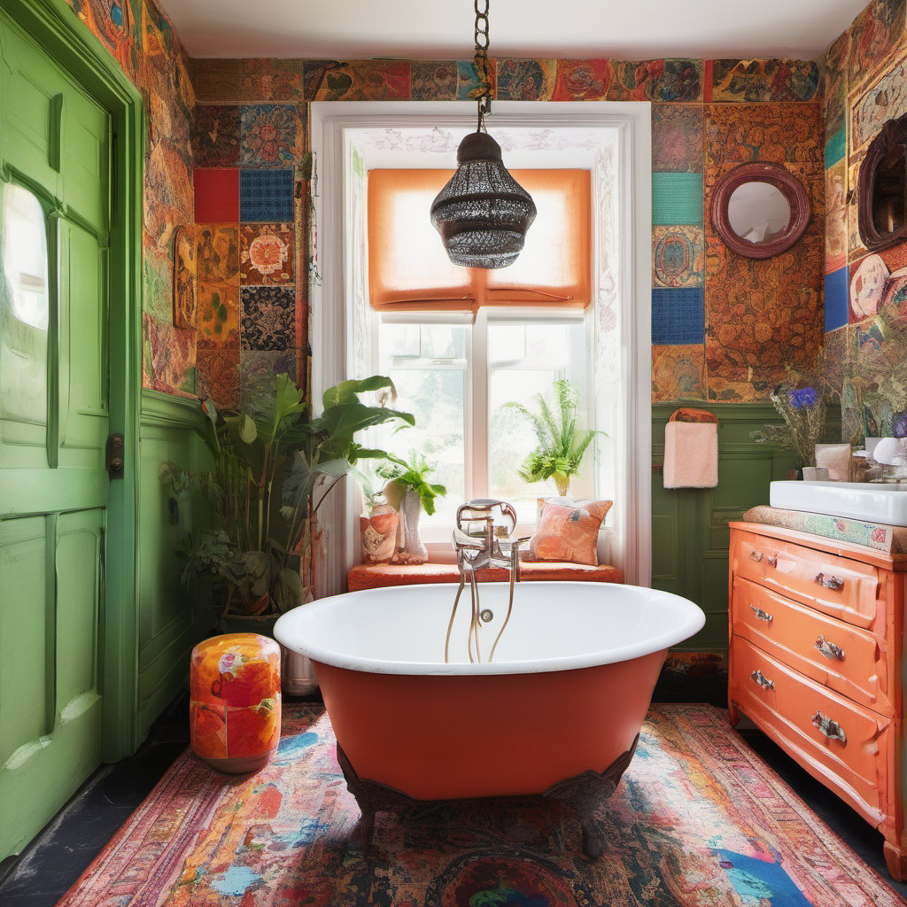 Transform Your Bathroom Into an Eclectic Retreat