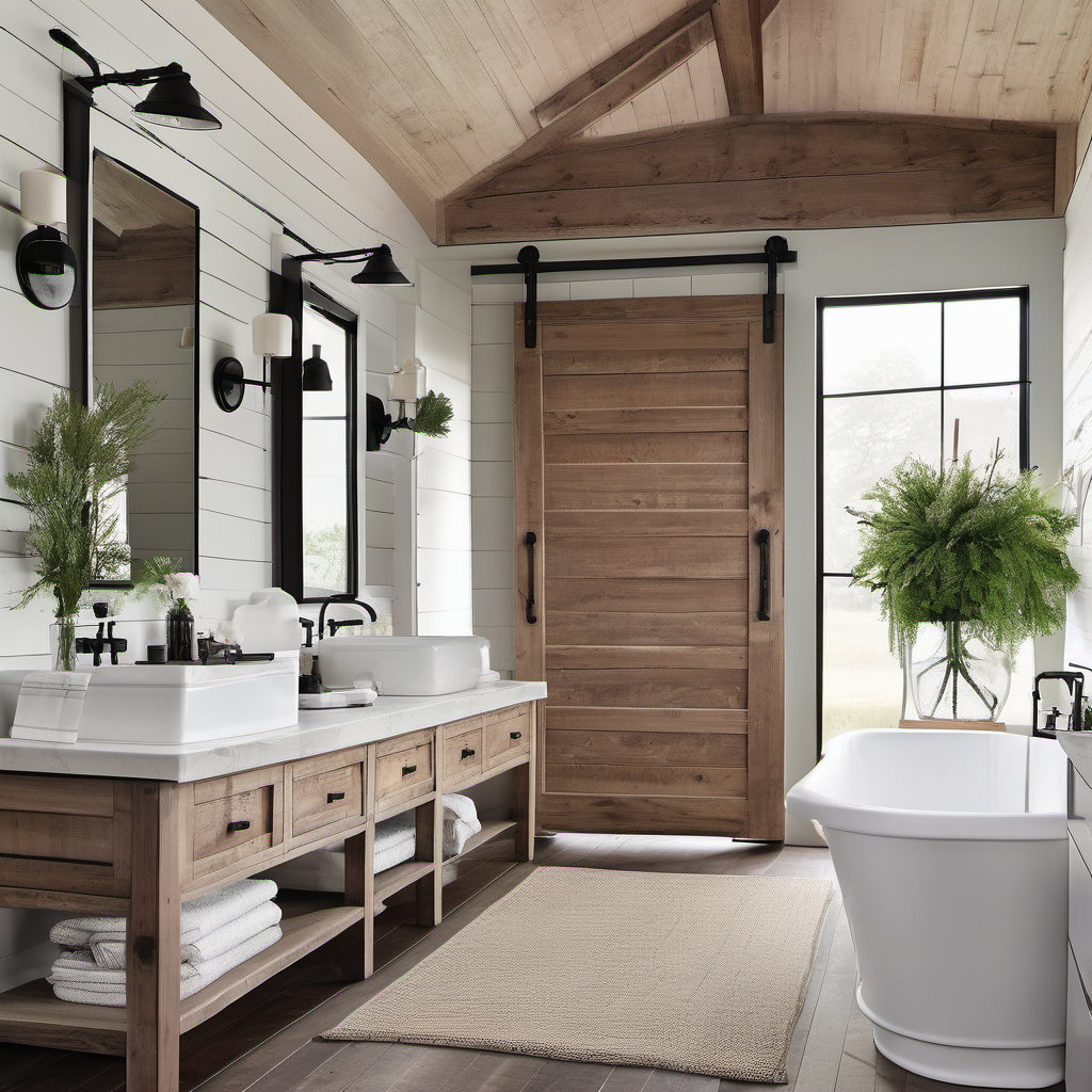Transform Your Bathroom: Modern Farmhouse Style