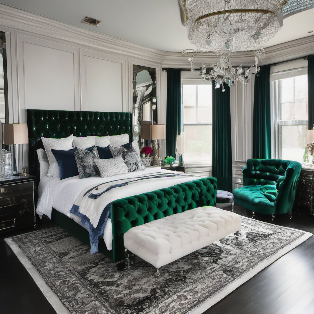 Transform Your Space: Hollywood Regency Bedroom