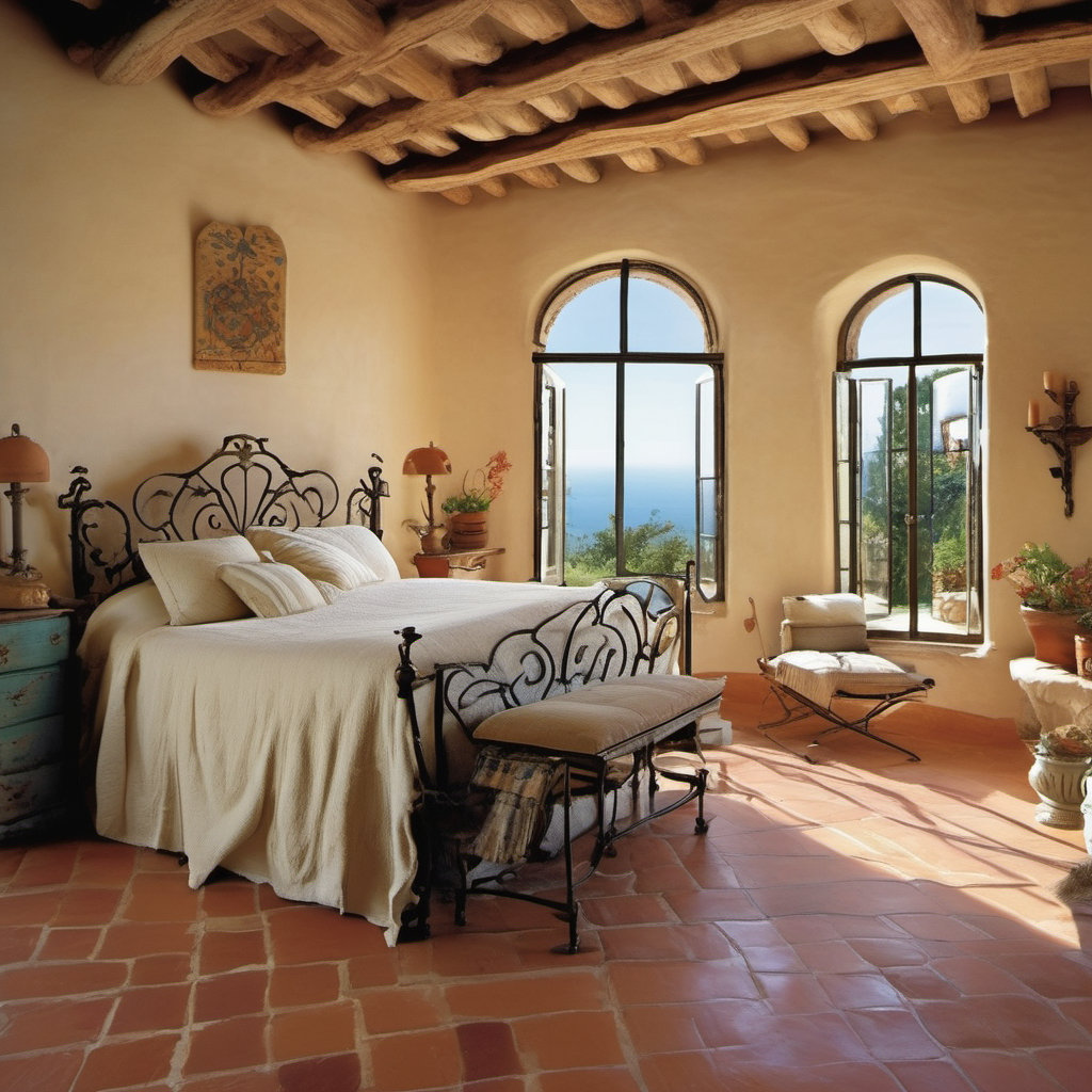 Mediterranean Style Bedroom