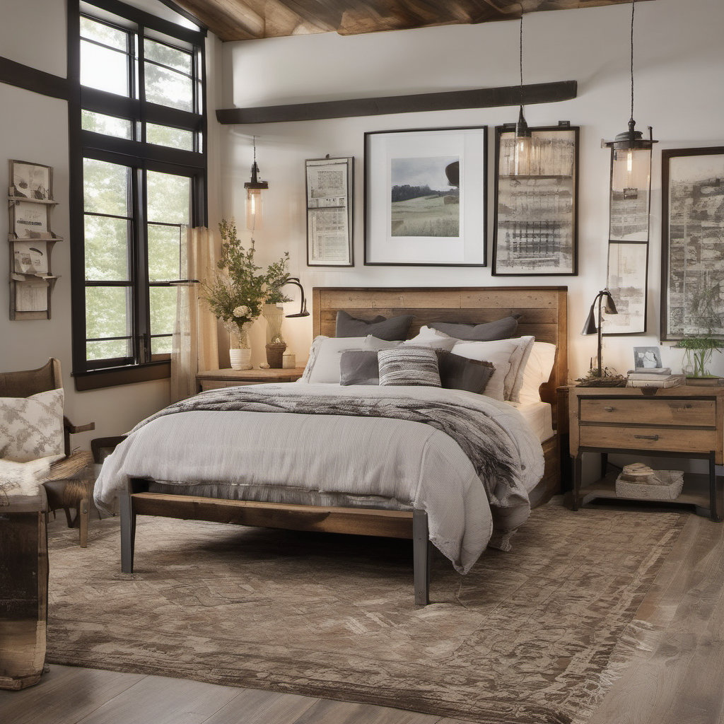 Cozy Modern Farmhouse Bedroom