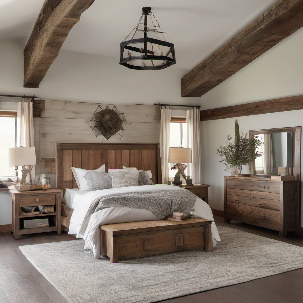 Cozy Modern Farmhouse Bedroom Retreat