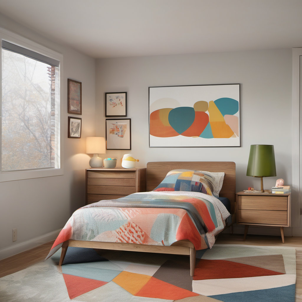 Mid-Century Modern Child's Bedroom