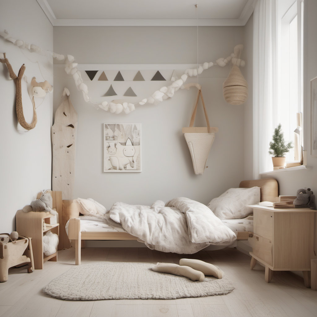 Inspiring Scandinavian Style Child Bedroom