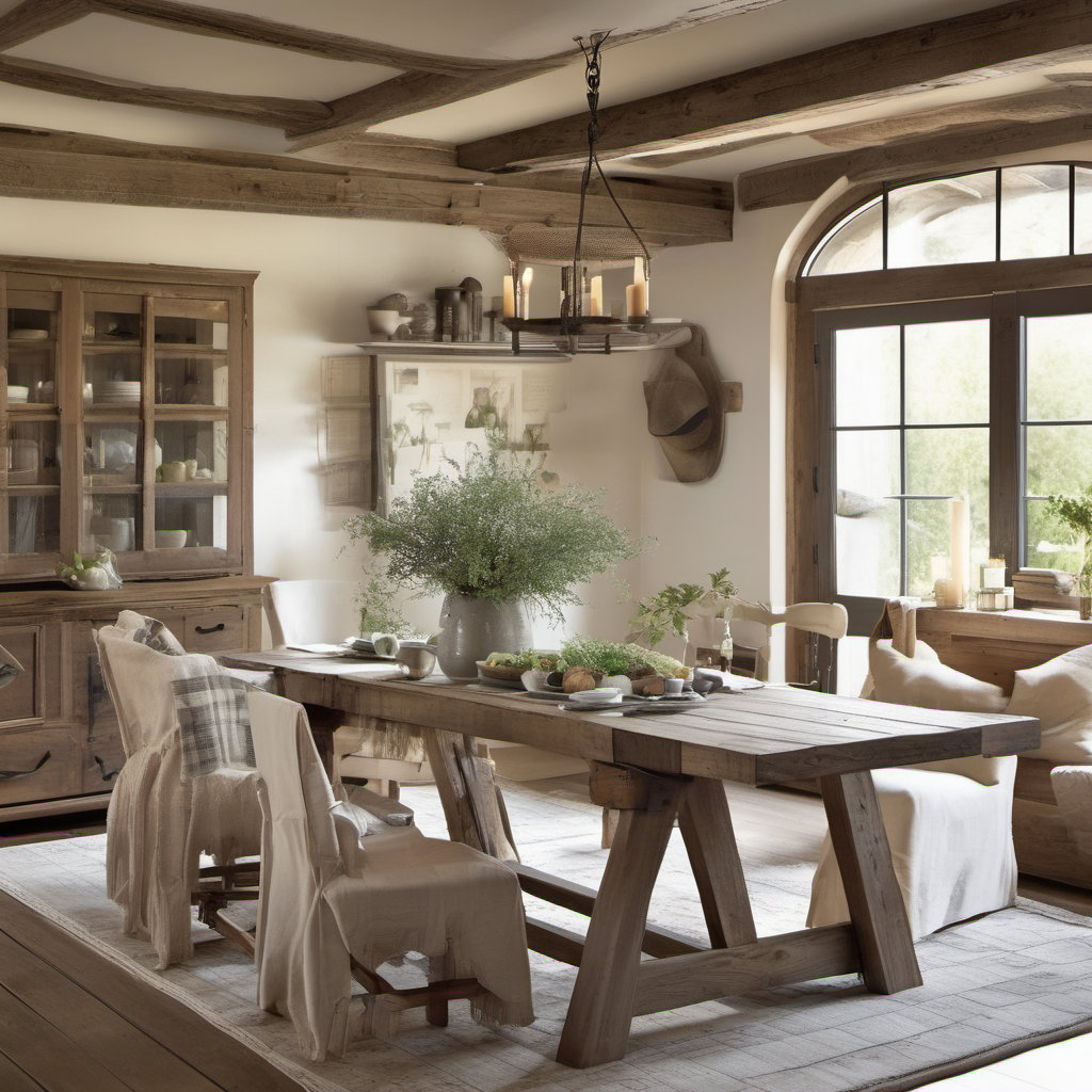 Elevate Your Dining Experience with Farmhouse Style